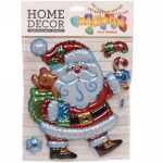 Наклейка новогодняя «Веселье» , лист 19х28 см,микс