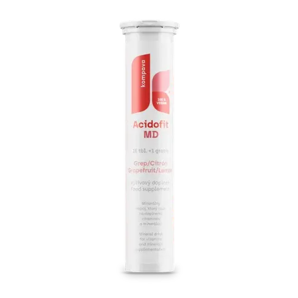 Kompava Acidofit MD - грейпфрут-цитрус, 15 + 1 таблетка