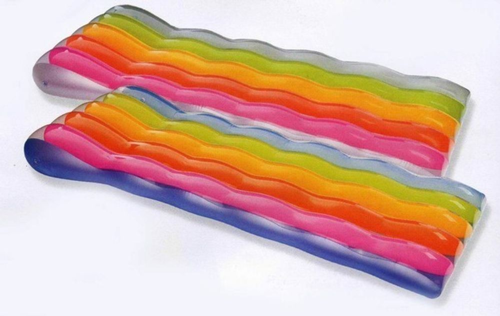 Купить Матрац надувной Color Splash Lounges(191х81см) цветной с подушкой