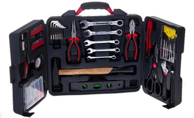 Набор инструмента FIT 65148, в чемодане, из термообработанной стали, для слесарных работ