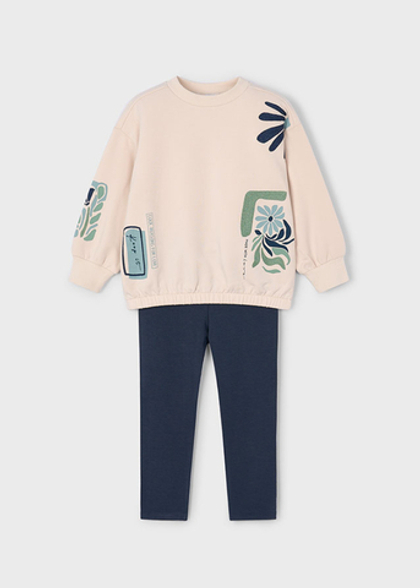 толстовка с леггинсами