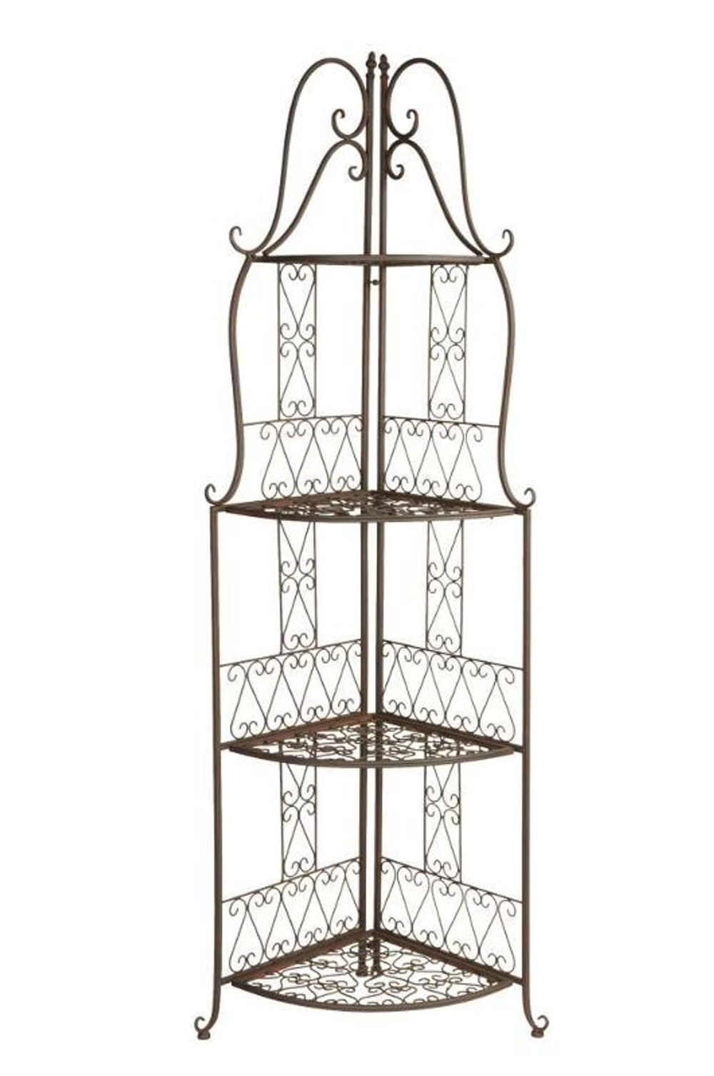 Стеллаж угловой "Рустик" 57x41x158см