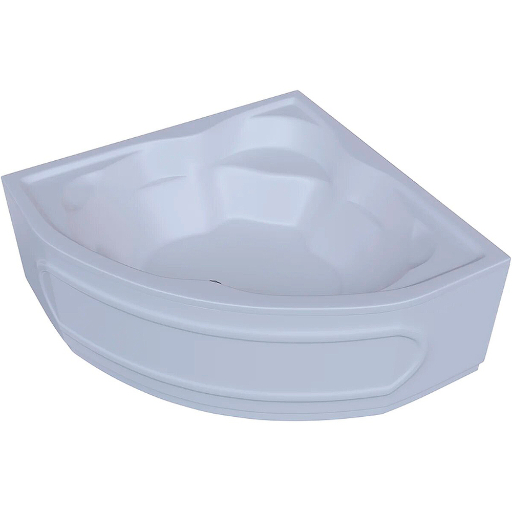 Акриловая ванна Aquatek (Акватек) Сириус 164х164, с каркасом, с фронтальной панелью, со сливом-переливом