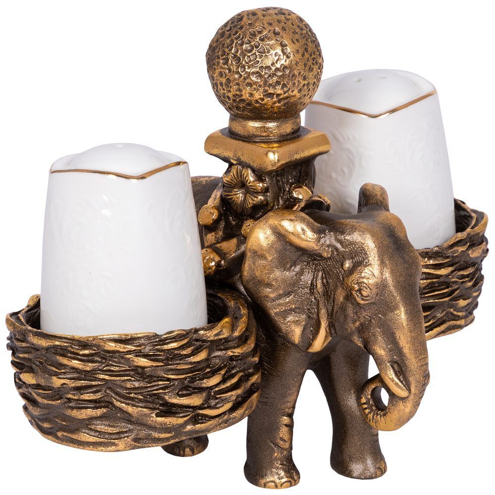 Подставка под специи Слон Спайс Бронза