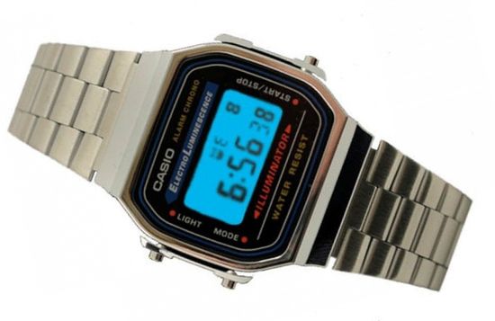 Электронные наручные часы Casio A168WA-1WDF