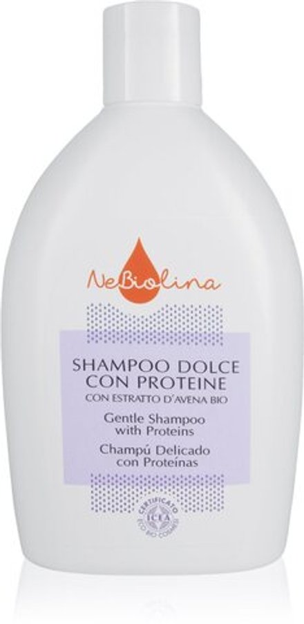 NeBiolina Gentle Shampoo with Proteins - нежный шампунь /   500  ml  / GTIN 8002849494394