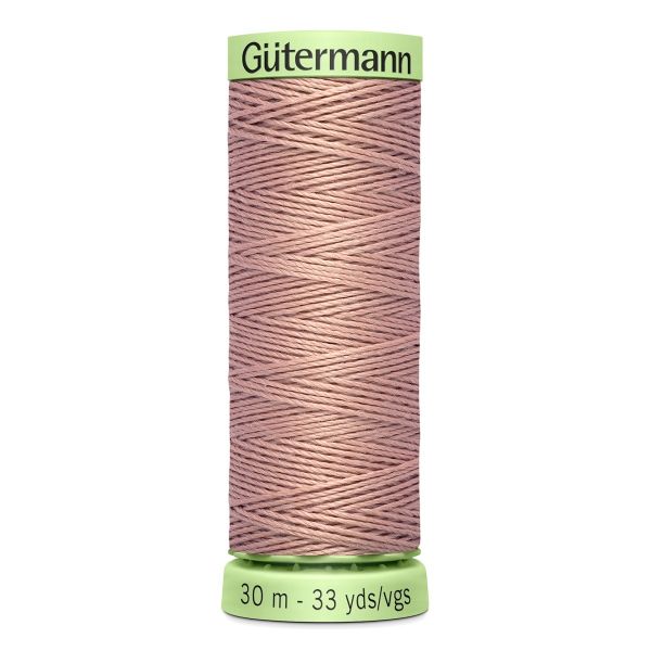 Нитки отделочные Gutermann Top Stitch 30 (30 метров), 5 кат. | 991 розово-бежевая пудра
