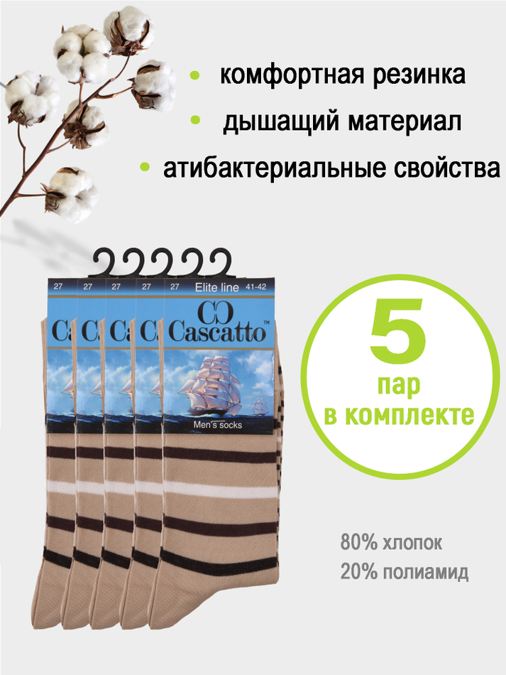 Носки мужские (5 пар в упаковке)