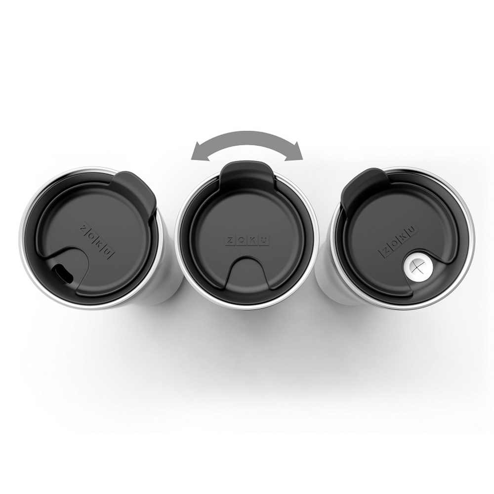 Термокружка zoku 550 мл фиолетовая