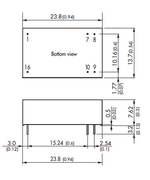 Преобразователь AC-DC сетевой TRACO POWER TEL 2-2413