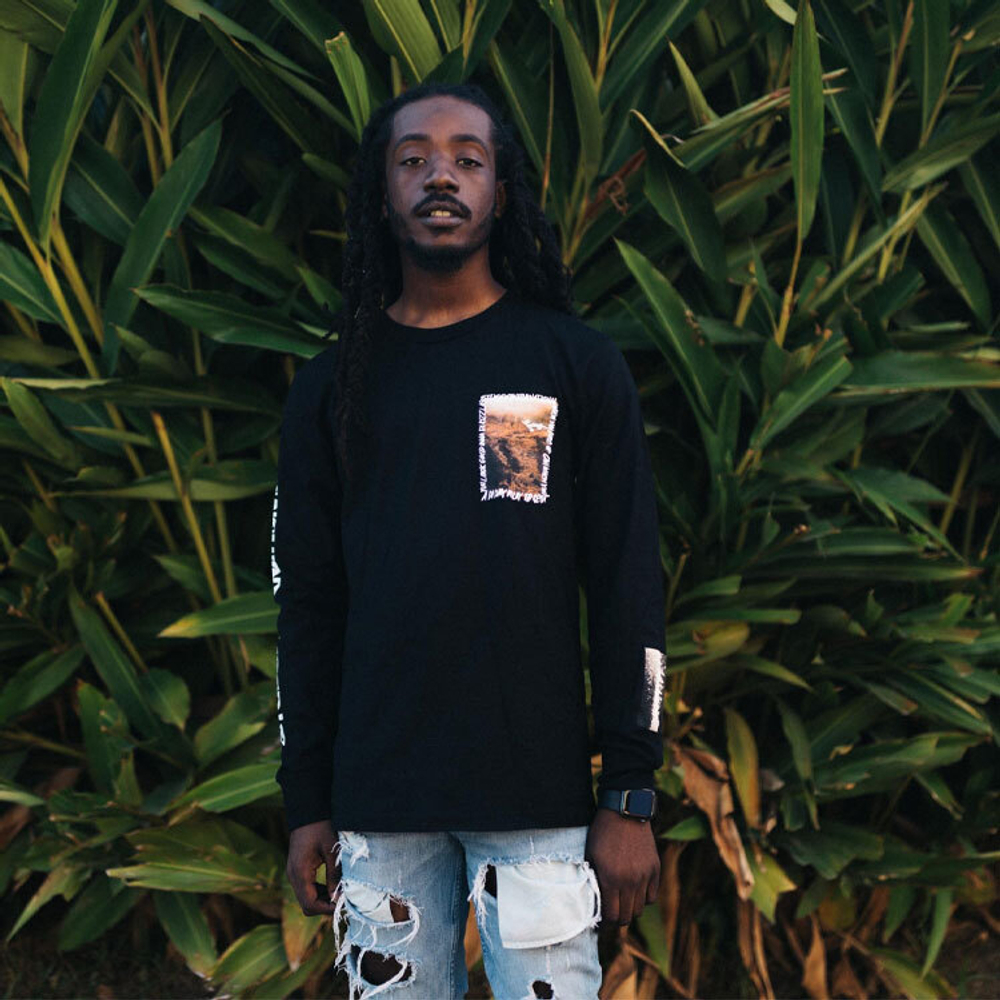 Толстовки Stussy Great Outdoors Ls Tee T, 1994492-BLACK