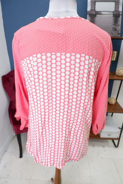 Блуза Body Flirt нежная в горох 46 размер