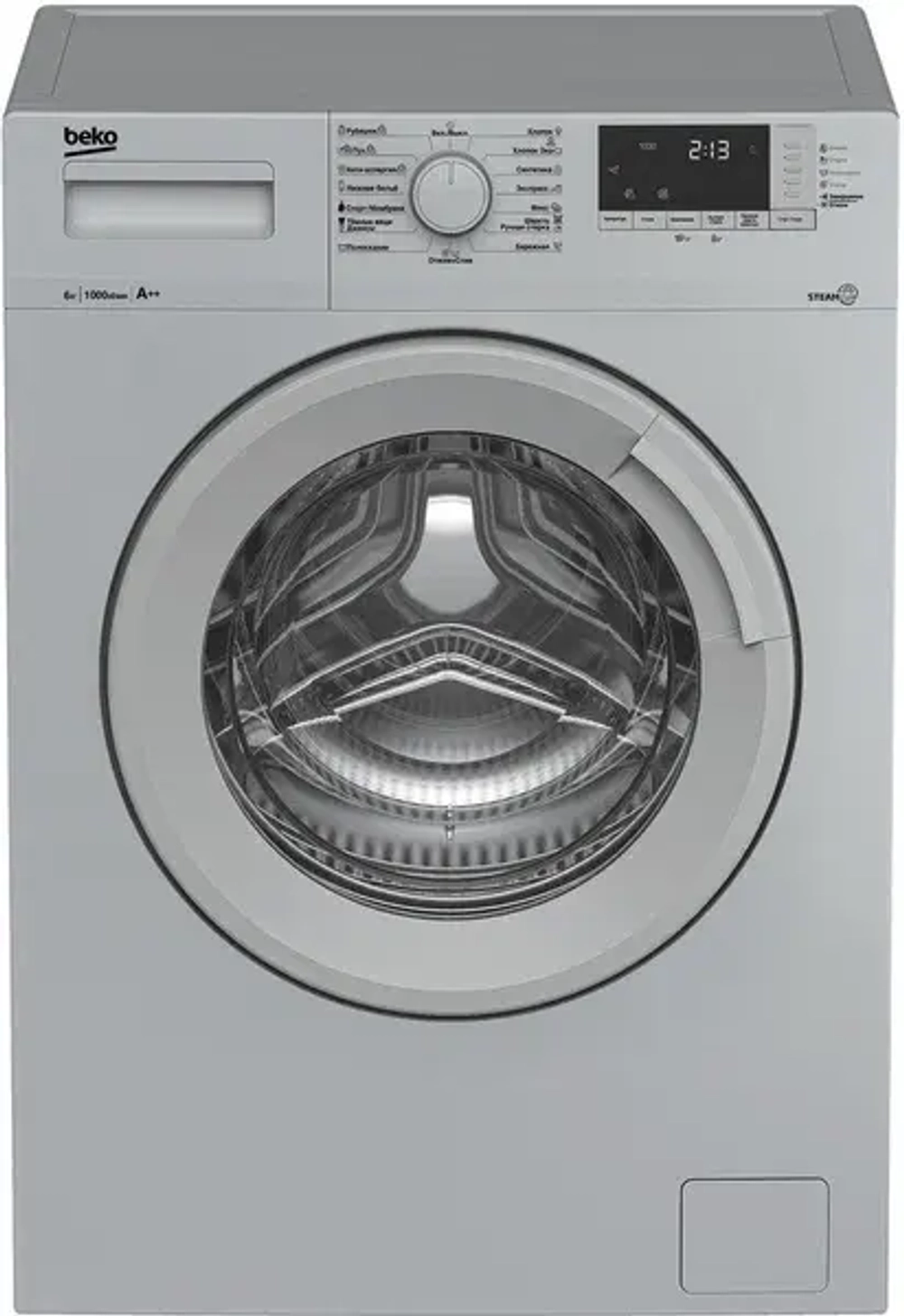 Стиральная машина узкая Beko WSRE6512ZSS (у)