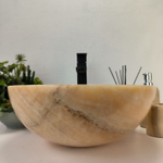 Раковина из оникса Bowl Yellow TinLip BO-62895 40*40*15 140