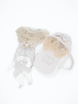 Конверт на выписку новорождённому с переноской зимний