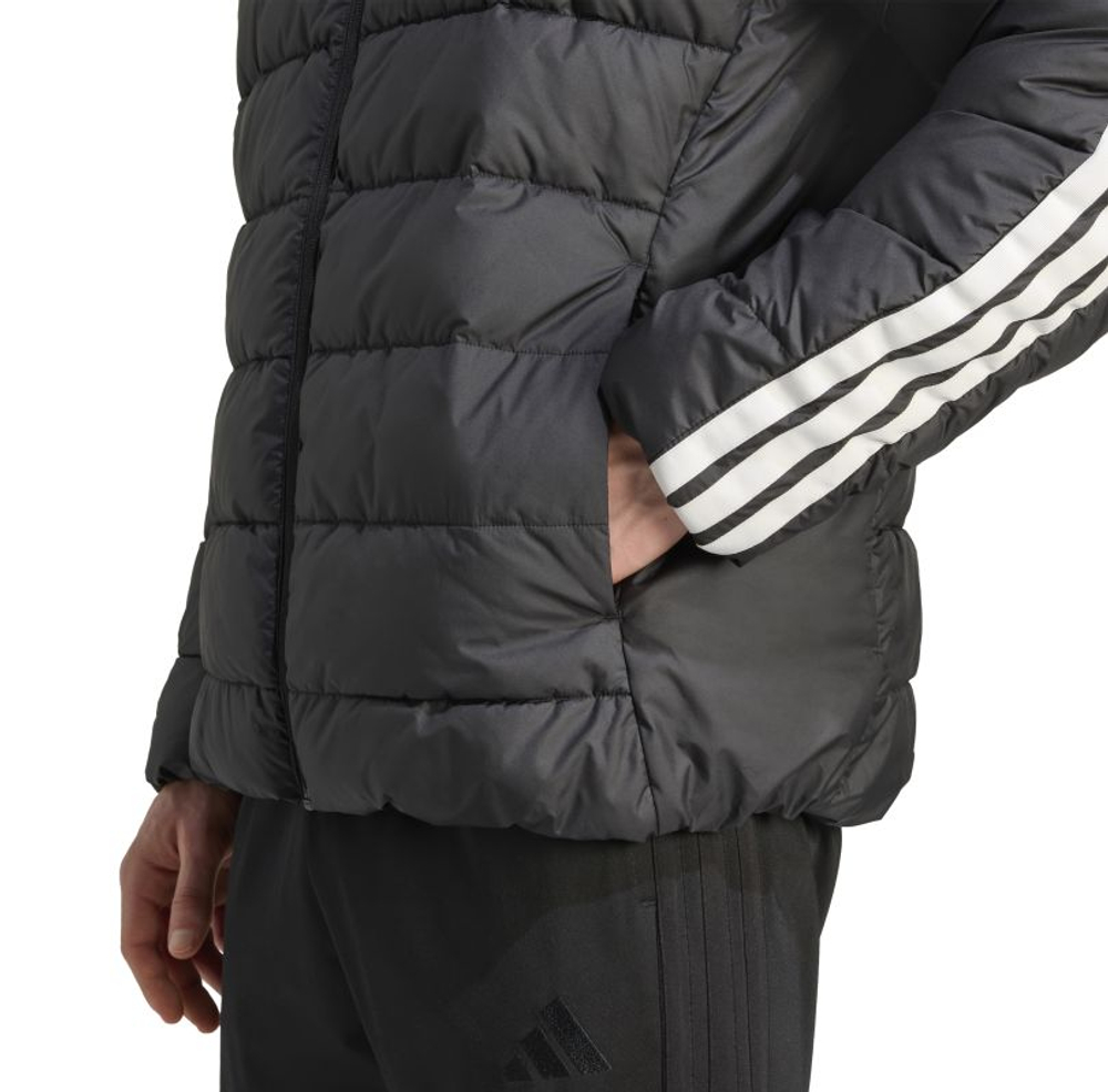 Мужская теннисная куртка Adidas Essentials Climawarm 3-Stripes Synthetic Down - black