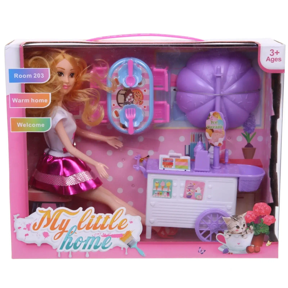 Кукла «Летнее кафе у Тесс», с аксессуарами, кор. 30*8*24 см