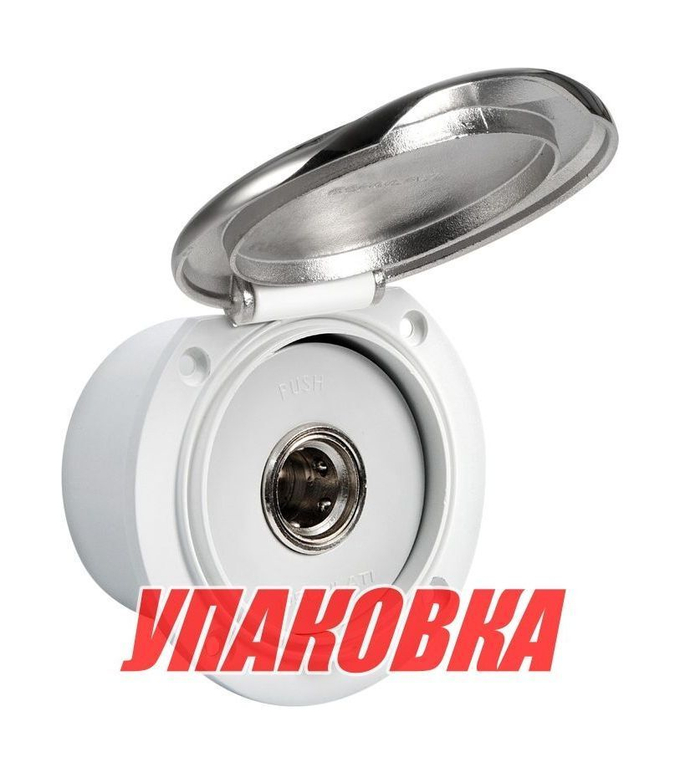 Короб с быстроразъемным штуцером, круглый, хромированный (упаковка из 4 шт.)