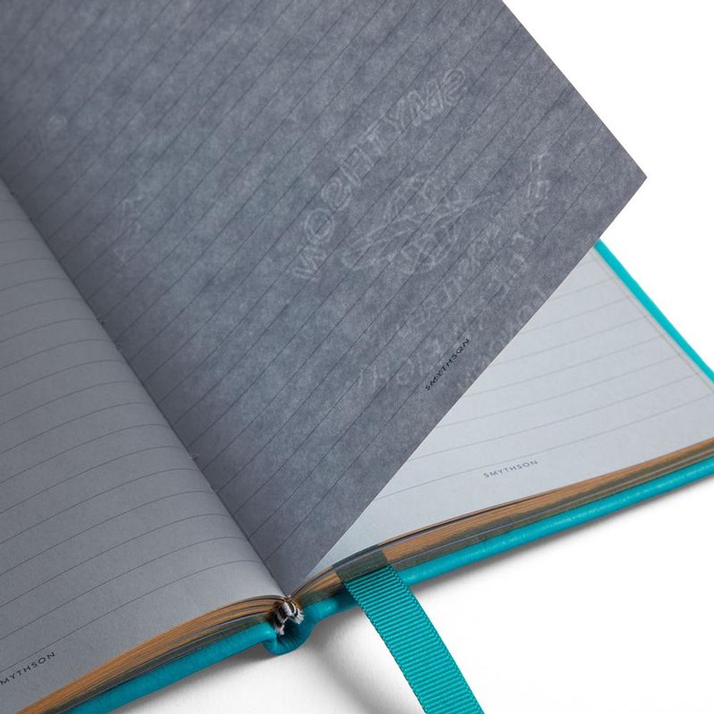 Smythson Блокнот Inspirations And Ideas Panama Notebook, Bright Coral (светло-зеленый)
