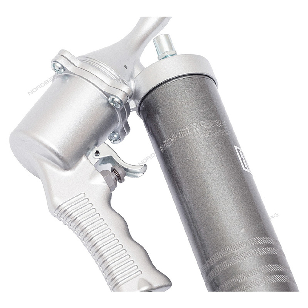 NORDBERG (NO3400) Шприц плунжерный пневматический для густой смазки, 400 мл