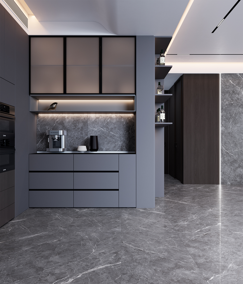 Керамогранит, Arcadia Ceramica, ESPERIA GRIGIO LAPPATO, 1200x600 мм, лаппатированная