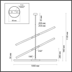 4306/6 ODL Светильник G9 6*40Вт 220В IP20 HIGHTECH