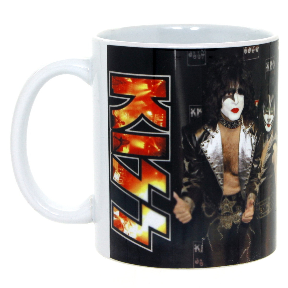 Кружка керамическая KISS