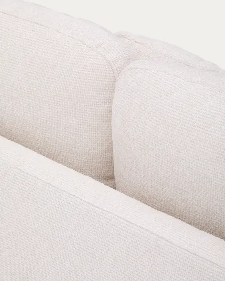 Трехместный диван-кровать Laira, 225 см, шенилл цвета экрю 