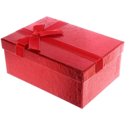 Коробка подарочная «Изысканность» 23*16*9.5 см, Красный