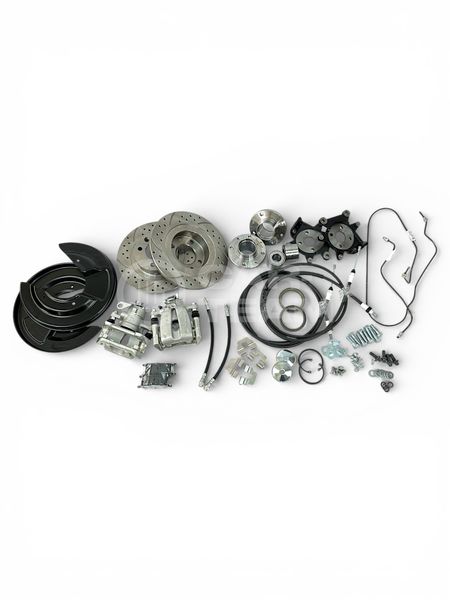 Тормоза задние дисковые ЗДТ на Лада Веста, Веста NG, X-Ray, Рено Логан (с АБС) на базе суппортов Лада Веста Sport