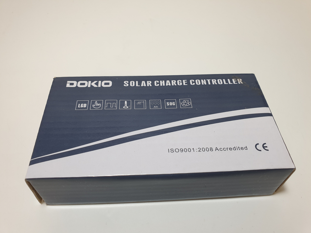 Контроллер солнечных панелей Dokio, 10A, 24V