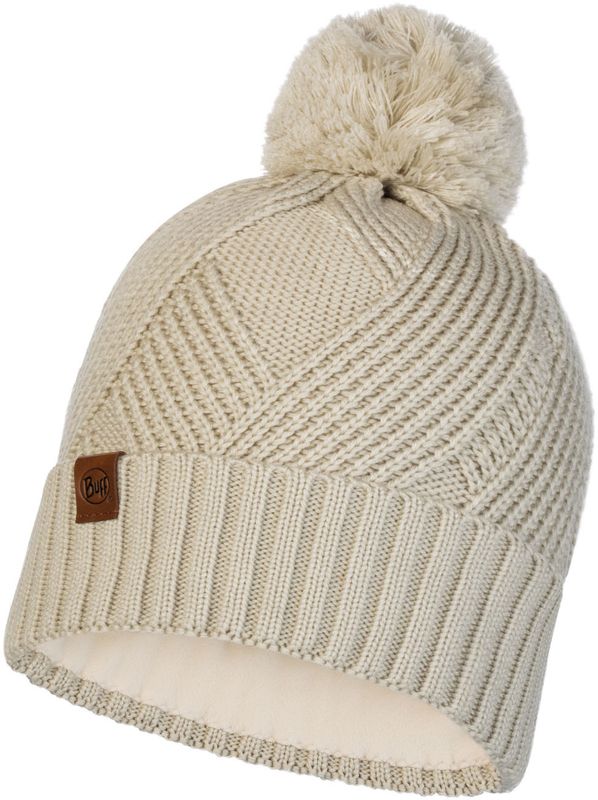 Шапка вязаная с флисом Buff Hat Knitted Polar Raisa Cream Фото 1