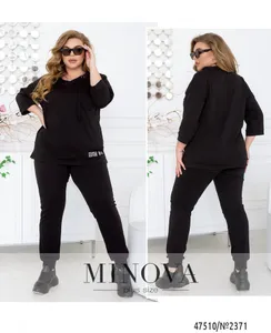 Костюм 2371-черный Minova