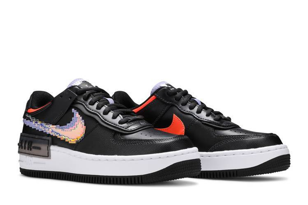 Кроссовки Nike Air Force 1 Low Shadow "Pixel" (Женская размерная сетка)