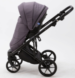 Детская коляска Adamex Marco 3 в 1 GA08 (Т. СЛИВ. ТК. + СЛИВ. КОЖ. ОТДЕЛКА)