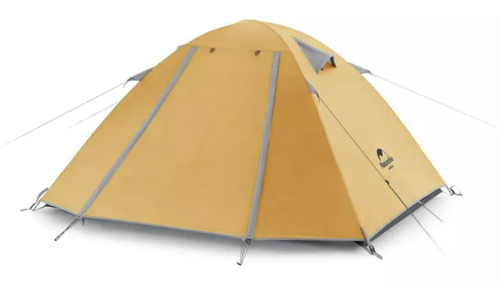 Палатка Naturehike P-Series 4-местная, алюминиевый каркас