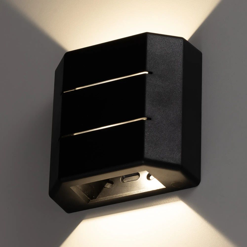 Citilux STELS CLU0731 LED Уличный настенный светильник Чёрный