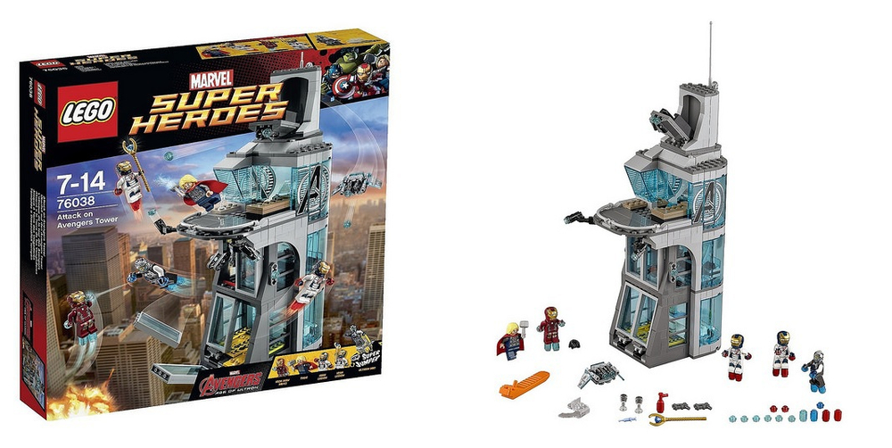 LEGO Super Heroes: Эра Альтрона: нападение на башню Мстителей 76038 — Attack on Avengers Tower — Лего Супергерои Марвел