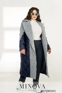 Куртка 2413-синий-синий Minova