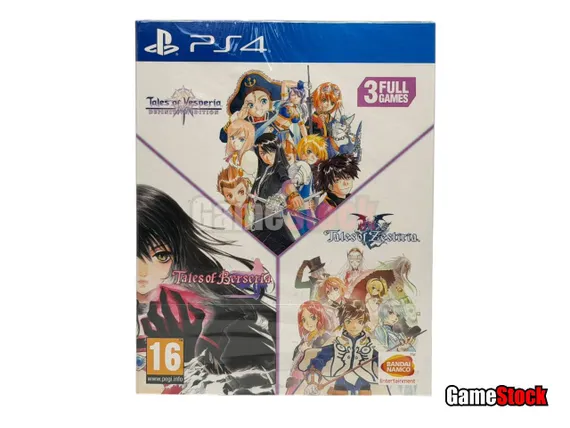 PS4 Tales of Zestiria + Tales of Berseria + Tales of Vesperia (Новый, Русские субтитры, CUSA-02461/05105/12287)