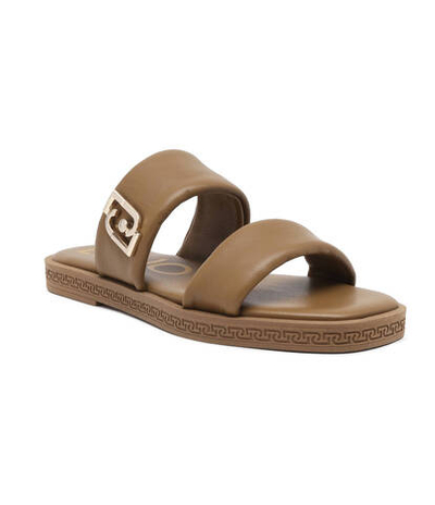 Шлепанцы кожаные iman 01 Liu Jo - коричневый(SA4113 P0062)