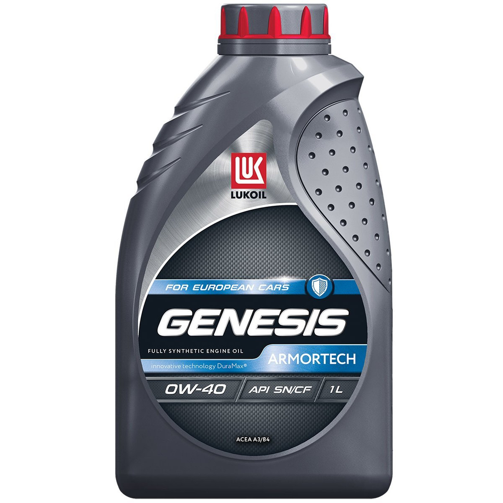 Масло Лукойл Genesis Armortech 0W40 SN/CF A3/B3/B4 (1л) синтетика