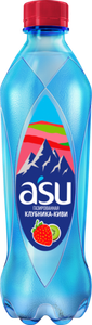 ВОДА ASU ГАЗИРОВАННАЯ КЛУБНИКА-КИВИ 0.5Л
