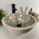 Раковина из оникса Bowl Grey BO-64545 40*40*15 0201