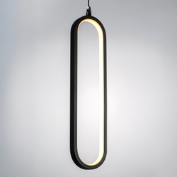 749007 Подвес SATURNO LED 9W 720LM ЧЕРНЫЙ 3000K