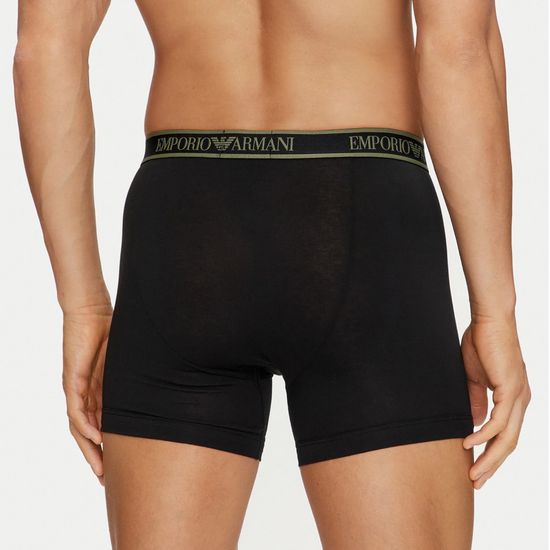 Набор мужских трусов боксеров 3в1 черные Emporio Armani 111473_4F717 21320