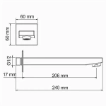 Смеситель для раковины WasserKRAFT A71573 золото
