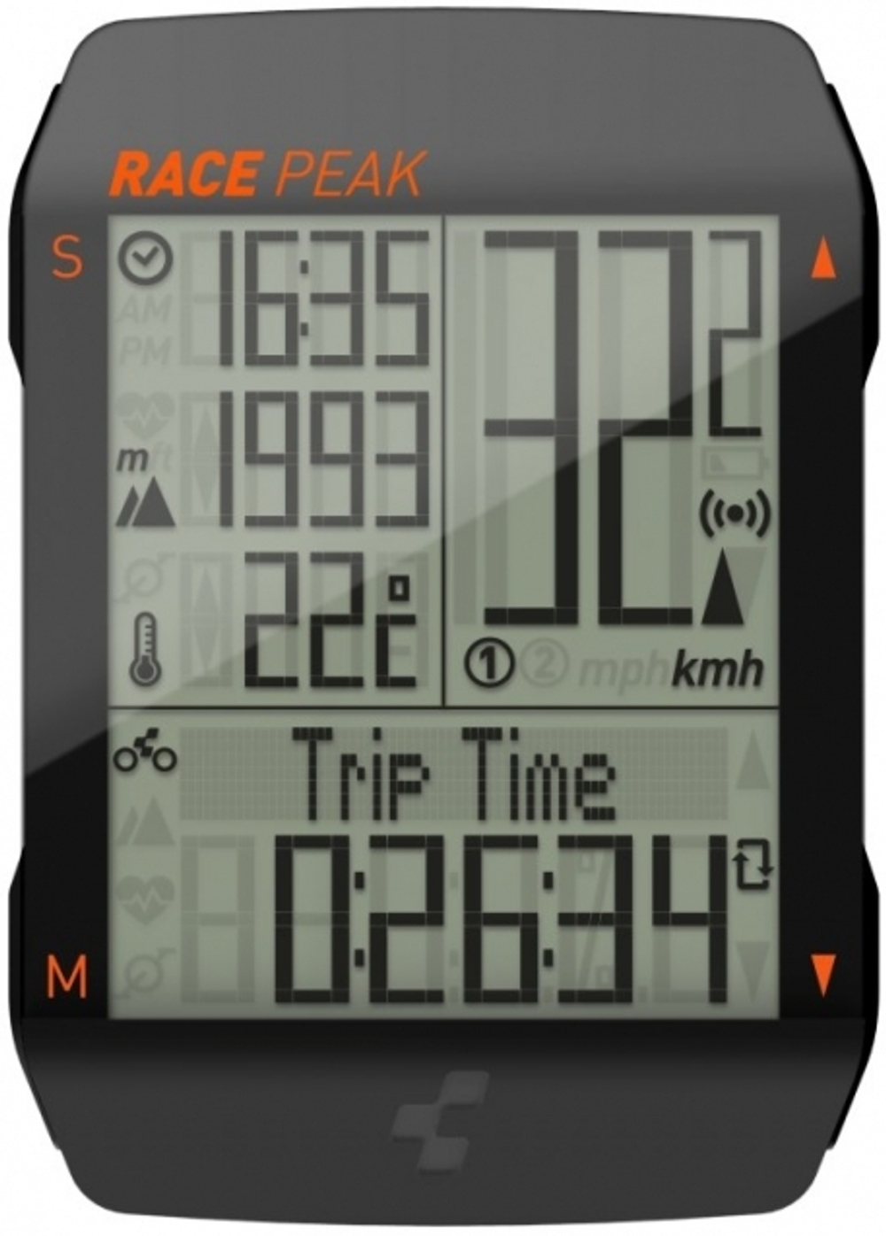 Велокомпьютер CUBE Bike Computer RACE PEAK blackґnґblack cube14027