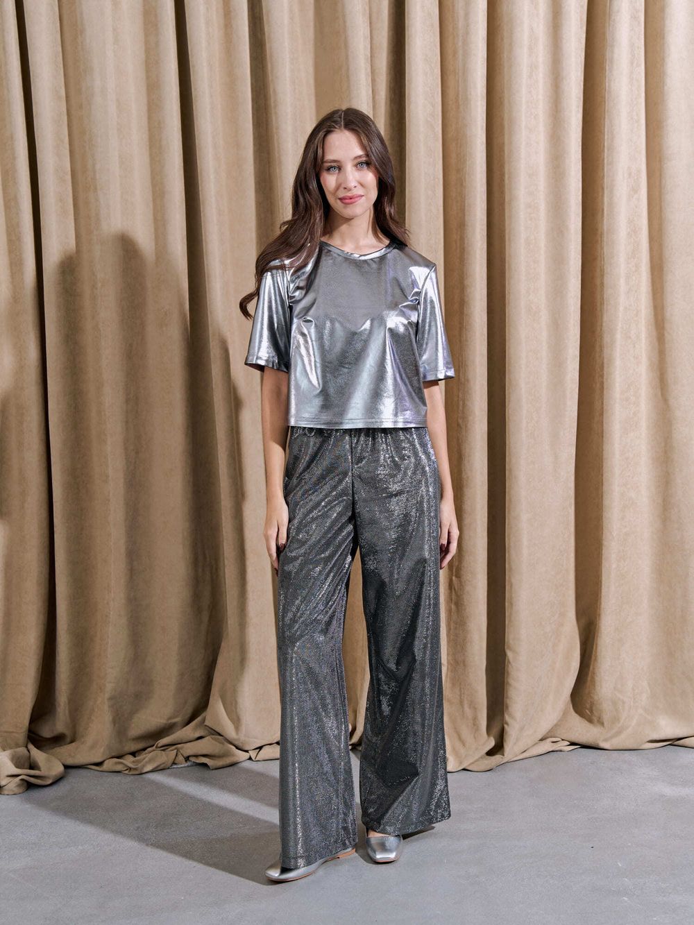 Топ "Темный никель" женский