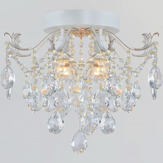 Люстра потолочная Reluce E27  04037-0.3-04 WH+GOLD PN